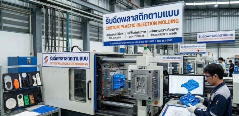 รับฉีดพลาสติกตามแบบ ไม่มีแม่พิมพ์